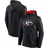 Men's Green Bay Packers Black On The Ball Pullover Hoodie,baseball caps,new era cap wholesale,wholesale hats